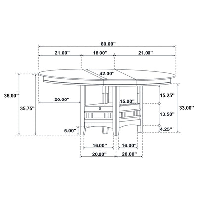 Lavon Counter Height Dining Table