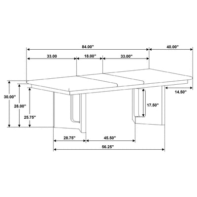 Hathaway 7 Pc Dining Set