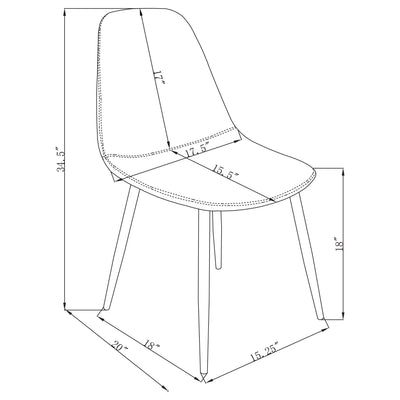 Dennison 5 Pc Dining Set