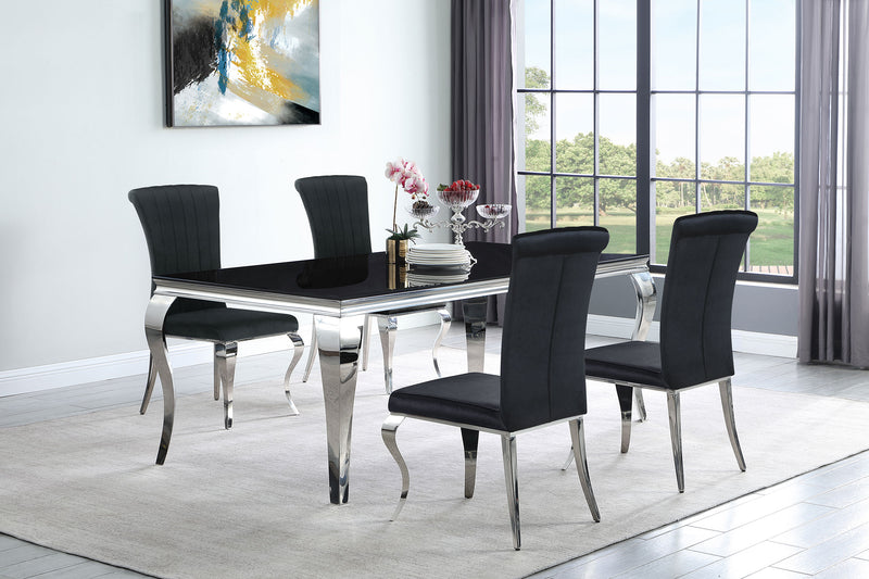 Carone 5-piece 81" Rectangular Dining Set image