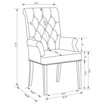 Sherry 7 Pc Dining Set