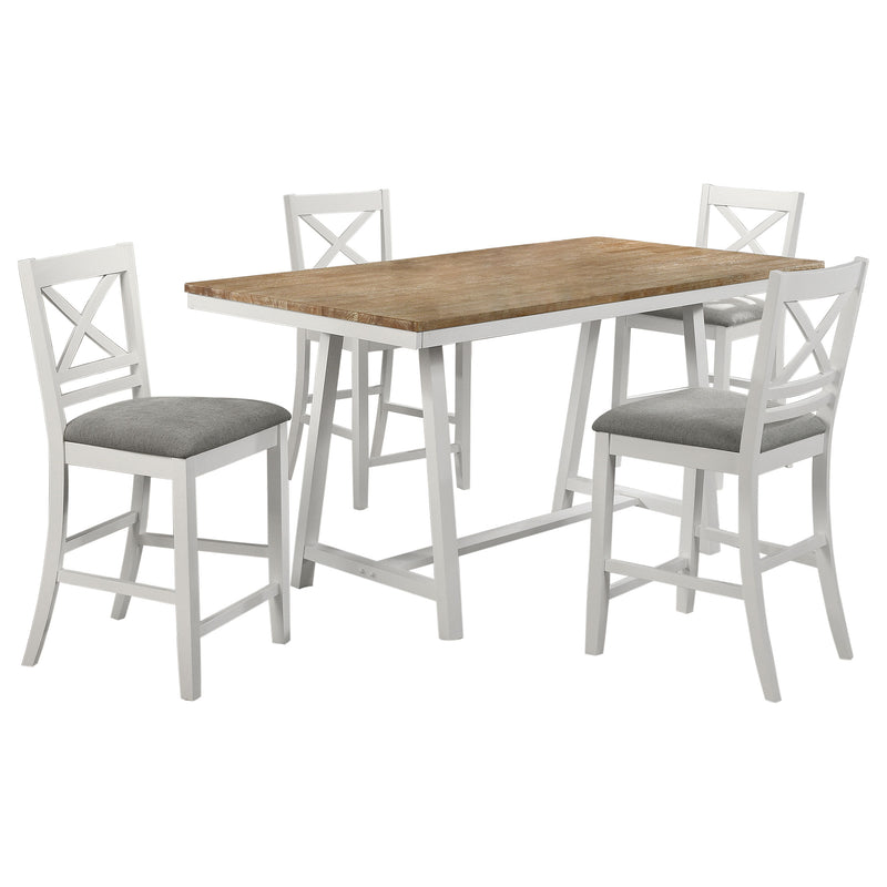 Hollis 5 Pc Counter Height Dining Set