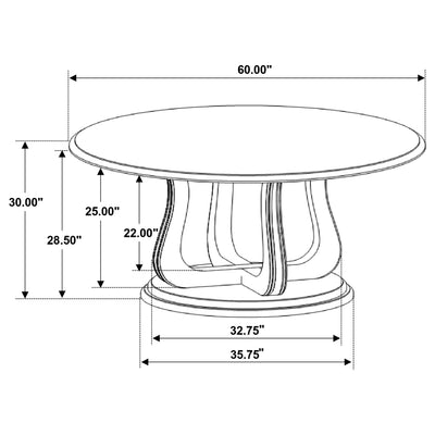 Trofello 5 Pc Dining Set