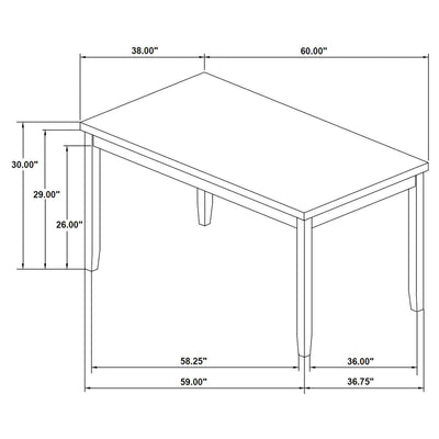 Barlow 6 Pc Dining Set