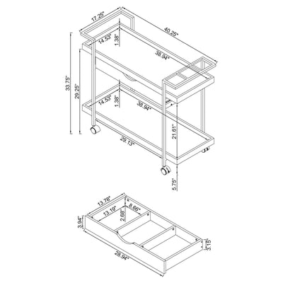 Ventura Bar Cart