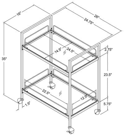 Curltis Bar Cart