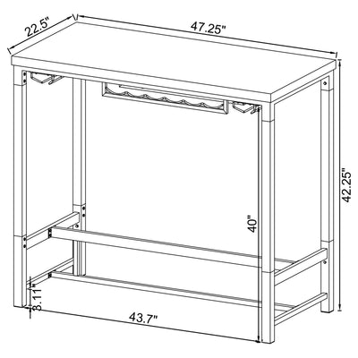 Norcrest Bar Table