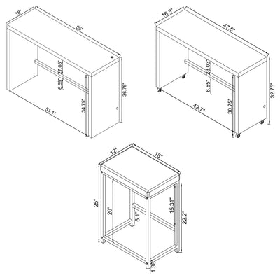 Davista 4 Pc Counter Height Dining Set