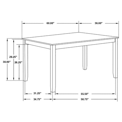 Fortress 7 Pc Dining Set