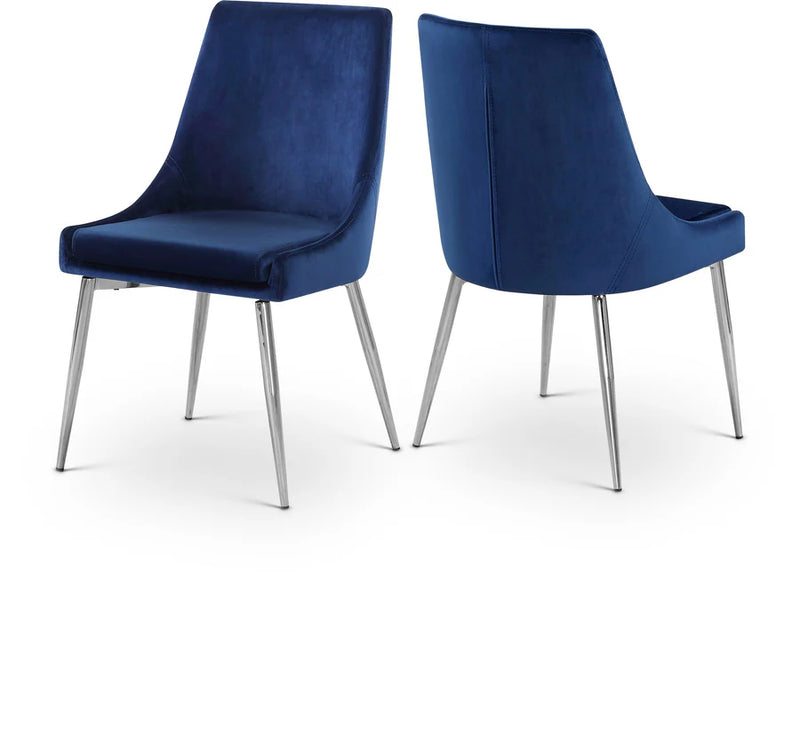 Evelyn Velvet Chair- Set of 2