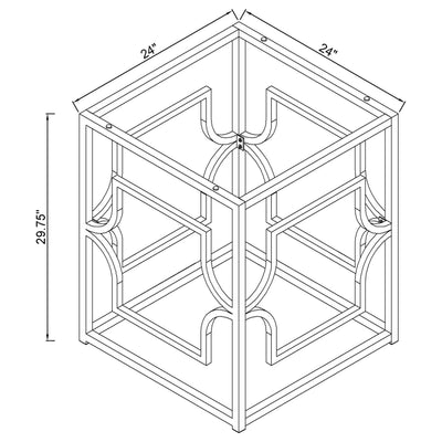 Starlight Dining Table Base