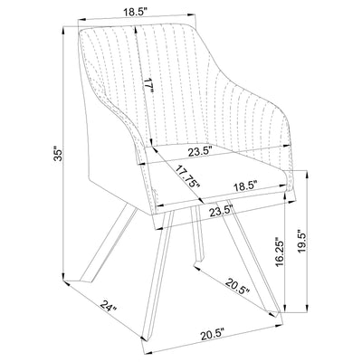 Arika Arm Chairs