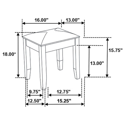 Felicity Vanity Stools