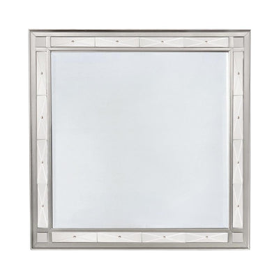 Leighton Beveled Dresser Mirror Metallic Mercury image