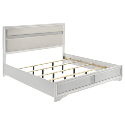 Miranda California King, E.King, Queen, Full, & Twin Bed Black & White
