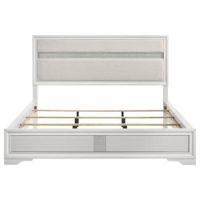 Miranda California King, E.King, Queen, Full, & Twin Bed Black & White