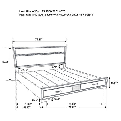 Miranda Bedroom Set with Storage