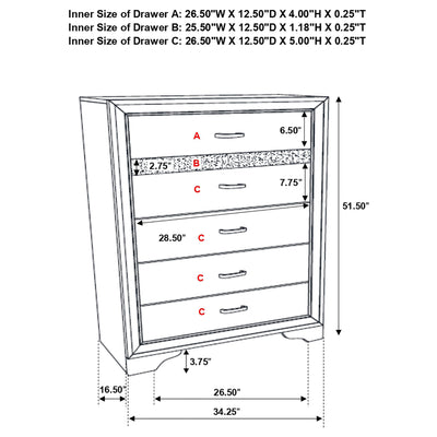 Miranda Bedroom Set with Storage