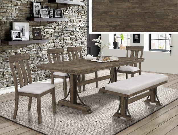 Quincy Dining Set- 5pc Dining with chairs