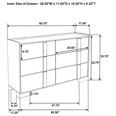 Hyland 4 & 5 Piece Bedroom Set E.King & Queen