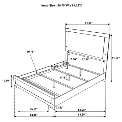 Hyland Eastern King & Queen Bed