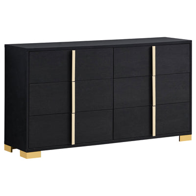 Marceline Bedroom Sets White & Black 4 & 5 Piece