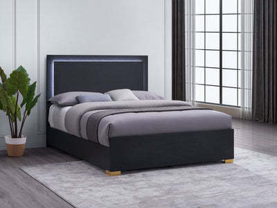 Marceline Beds White & Black Eastren King, Full, Twin, & Queen