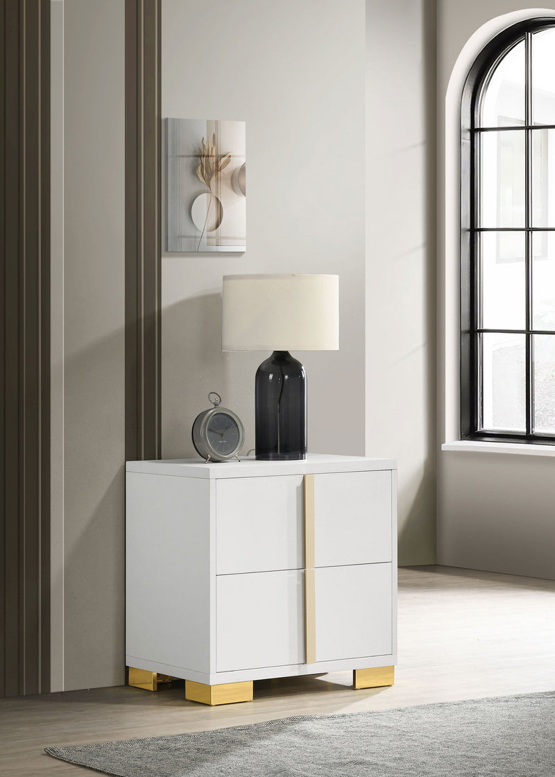 Marceline 2-drawer Nightstand White image