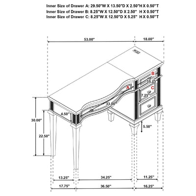 Evangeline Vanity Table