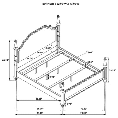 Andover California King Bed