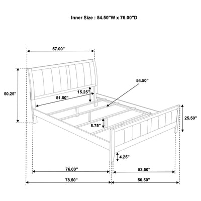 Wilkes 4 & 5 Piece E.King, Queen, Twin, & Full Bedroom Set
