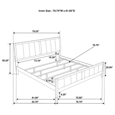 Wilkes 4 & 5 Piece E.King, Queen, Twin, & Full Bedroom Set