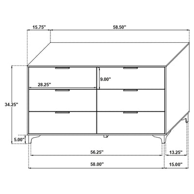Kendall 5 Pc Bedroom Sets