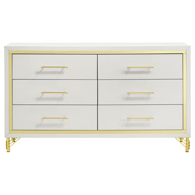Lucia 4 & 5 Piece Bedroom Set King & Queen Beige & Grey