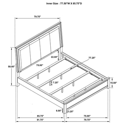 Kieran 4 Pc Bedroom Set