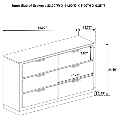 Caraway 5 Pc Bedroom Set