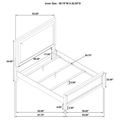 Marielle 4 Pc Bedroom Set