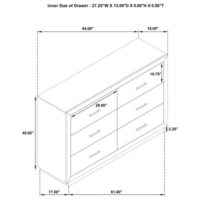 Kenora 5 Pc Bedroom Set