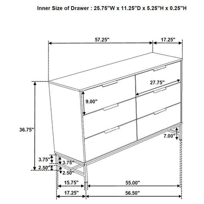 Sonora 4 & 5 Piece Bedroom Set