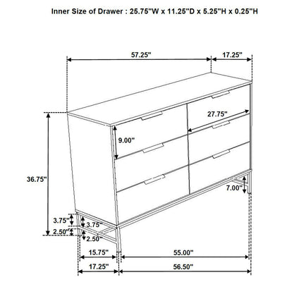 Sonora 4 & 5 Piece Bedroom Set