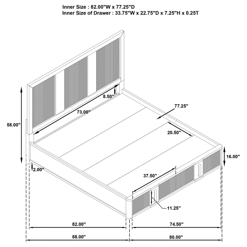 Terrace 4 Pc Bedroom Set