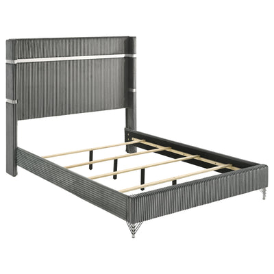 Lucia 4 & 5 Piece Bedroom Set King & Queen Beige & Grey