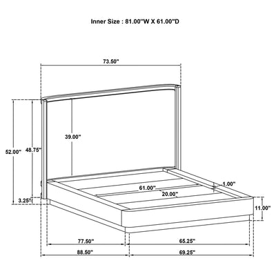 Kailani 4 & 5 Pc Bedroom Set E.King, Cal.King & Queen