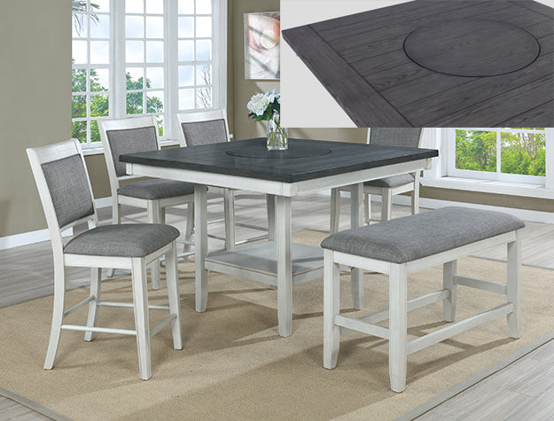 Futon Counter Height Table Set w/ Bench