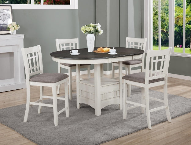 Hartwell Chalk/Grey Counter Height