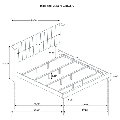 Kendall 4 Pc Bedroom Set