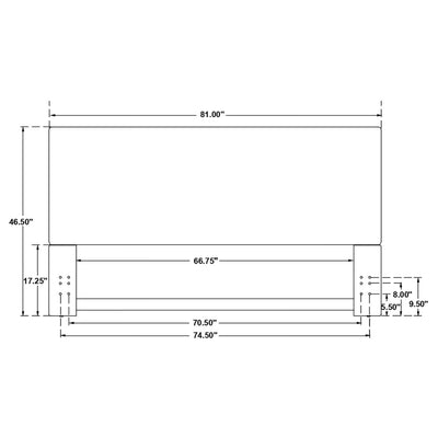 Izzy Eastern / California King Headboard