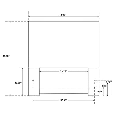 Kosmo Twin Headboard