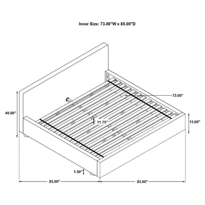 Gregory Bed Grey