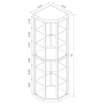 Appledale Curio Cabinet